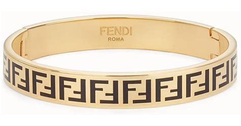 fendi gold bracelet|fendi gold bracelets for women.